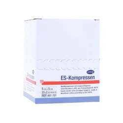 ES-KOMPRESSEN steril 5x5 cm 8fach 25X2 St Kompressen