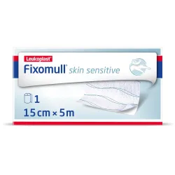 Fixomull skin sensitive Vollflächige Fixierung für die Sekundärfixierung 15 cm x 5 m 1 St Pflaster