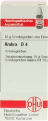 AMBRA D 4 Globuli 10 g Globuli
