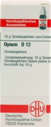 OPIUM D 12 Globuli 10 g Globuli