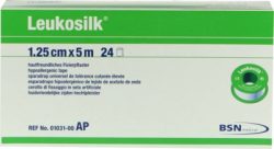 LEUKOSILK 1,25 cmx5 m 24 St Pflaster