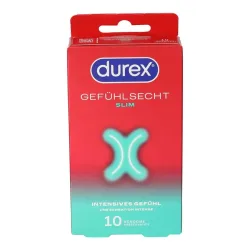 Reckitt Benckiser Deutschland GmbH, durex GEFÜHLSECHT SLIM 10 St Kondome