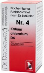 BIOCHEMIE 4 Kalium chloratum D 6 Tabletten 200 St Tabletten