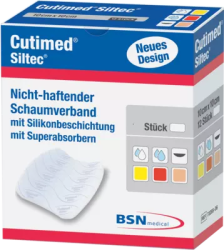 CUTIMED Siltec Schaumverb.20x20 cm nicht haftend 6 St Kompressen