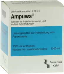 AMPUWA Plastikampullen Injektions-/Infusionslsg. 20X20 ml Injektions-/Infusionslösung