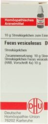 FUCUS VESICULOSUS D 2 Globuli 10 g Globuli