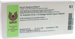 Iscucin Quercus Stärke F Ampullen 10X1 ml Ampullen