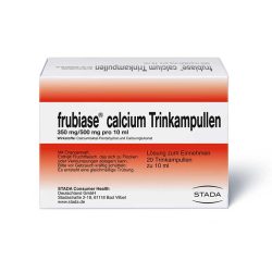 Frubiase Calcium 350mg/500mg 20 St Trinkampullen