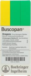 Buscopan 20 St Überzogene Tabletten