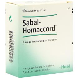 SABAL HOMACCORD Ampullen 10 St Ampullen