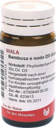 Bambusa e nodo D3 Globuli 20 g Globuli