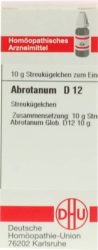 ABROTANUM D 12 Globuli 10 g Globuli