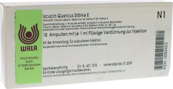 Iscucin quercus Stärke E Ampullen 10X1 ml Ampullen