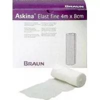 ASKINA Elast Fine Binde 4 cmx4 m cellophaniert 1 St Binden