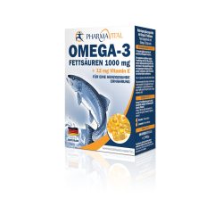 OMEGA-3 FETTSÄUREN 1000mg +12mg Vitamin E 100 St Kapseln