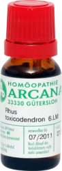 RHUS TOXICODENDRON LM 6 Dilution 10 ml Dilution