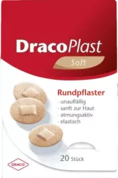 DracoPlast soft Rundpflaster 20 St Pflaster