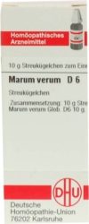 MARUM VERUM D 6 Globuli 10 g Globuli