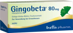 Gingobeta 80mg 60 St Filmtabletten