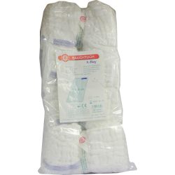 BAUCHTUCH 45x45 cm 4fach weiß o.Schlaufe 20 St Tücher