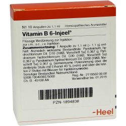 VITAMIN B6 Injeel Ampullen 10 St Ampullen