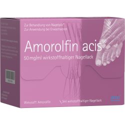 Amorolfin acis 50mg/ml Nagellack 3 ml Wirkstoffhaltiger Nagellack