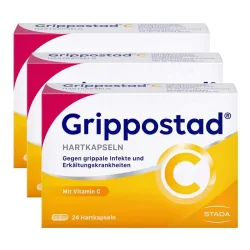 Grippostad C 3er Set 3X24 St Hartkapseln