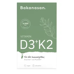 Bakanasan VITAMIN D3+K2 60 St Kapseln