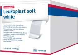 Leukoplast soft white 1.9x4cm 500x 1 St Pflaster