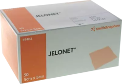JELONET Paraffingaze 5x5 cm steril Peelpack 50 St Wundgaze