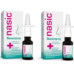 nasic Erwachsene und Schulkinder NS 10 ml Doppelpack 2X10 ml Nasenspray