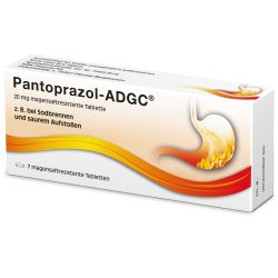 Pantoprazol-ADGC 20mg 7 St Tabletten magensaftresistent