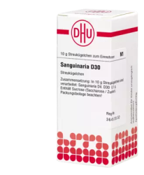SANGUINARIA D 30 Globuli 10 g Globuli
