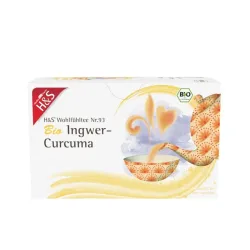 H&S Wohlfühltee Ingwer - Curcuma 20X1.25 g Filterbeutel