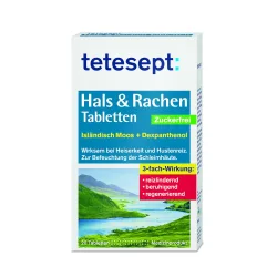 tetesept Hals & Rachen Zuckerfrei 20 St Lutschtabletten