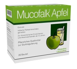 Mucofalk Apfel Beutel 100 St Granulat zur Herstellung einer Suspension zum Einnehmen