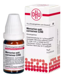 MERCURIUS SUBLIMATUS corrosivus C 200 Globuli 10 g Globuli