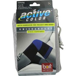 BORT ActiveColor Kniebandage x-large schwarz 1 St