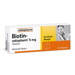Biotin-ratiopharm 5 mg  30 St Tabletten