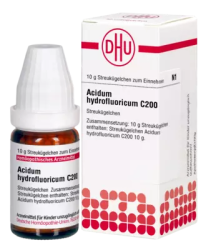 ACIDUM HYDROFLUORICUM C 200 Globuli 10 g Globuli