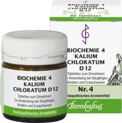 BIOCHEMIE 4 Kalium chloratum D 12 Tabletten 80 St Tabletten