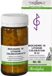 BIOCHEMIE 16 Lithium chloratum D 12 Tabletten 200 St Tabletten