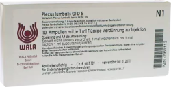 Plexus lumbalis Gl D5 Ampullen 10X1 ml Ampullen