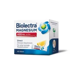Biolectra MAGNESIUM 400mg ULTRA Direct Zitrone +10 % Rabatt* 40 St Pellets