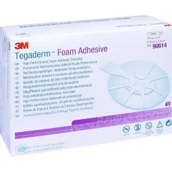 TEGADERM Foam Adhesive 6,9x7,6 cm oval 90614 10 St