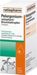 Pelargonium-ratiopharm Bronchialtropfen 100 ml Flüssigkeit