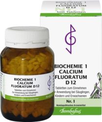 BIOCHEMIE 1 Calcium fluoratum D 12 Tabletten 500 St Tabletten