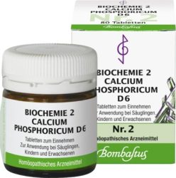 BIOCHEMIE 2 Calcium phosphoricum D 6 Tabletten 80 St Tabletten