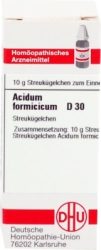 ACIDUM FORMICICUM D 30 Globuli 10 g Globuli