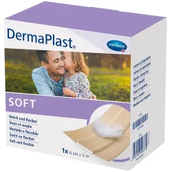 Paul Hartmann AG, DermaPlast SOFT 6 cm x 5 m 1 St Pflaster